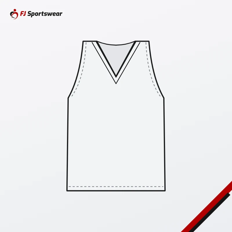 Custom Reversible Sleeveless Lacrosse Jerseys by FJ Sportswear