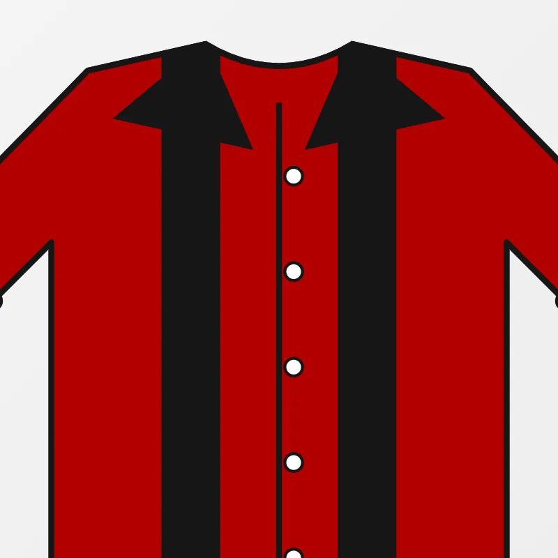 Close-up of custom Bowling Shirts design details