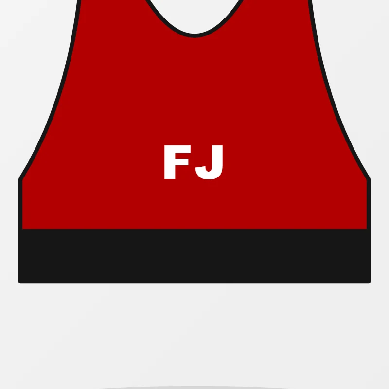 Close-up of custom Cheer Practice Wear design details