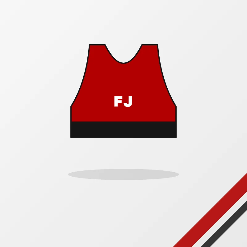 Cheer Practice Wear – custom design in red and black, made to order by FJ Sportswear