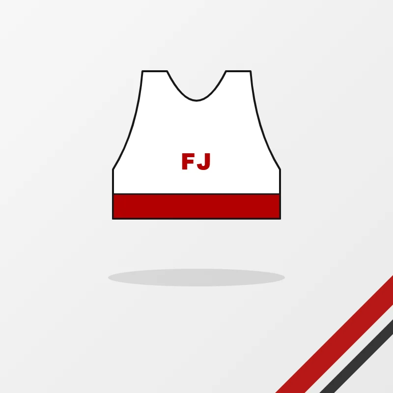 Cheer Practice Wear in a white, red and black colourway