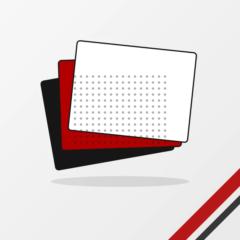 Color Options for Custom Sportswear – custom design in red and black, made to order by FJ Sportswear