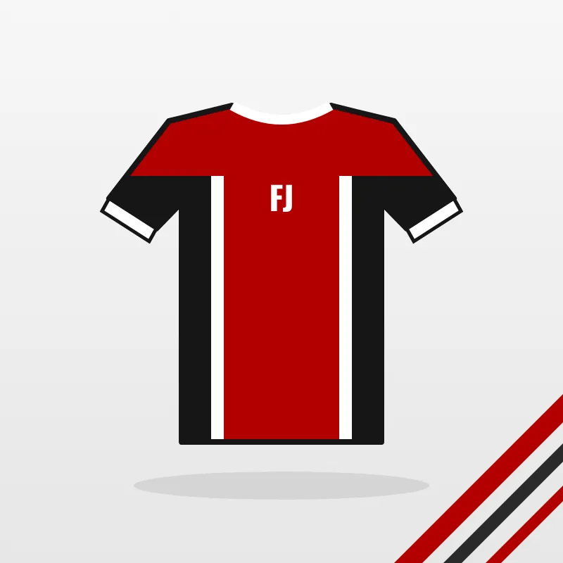Cricket Training Wear design in red and black – FJ Sportswear
