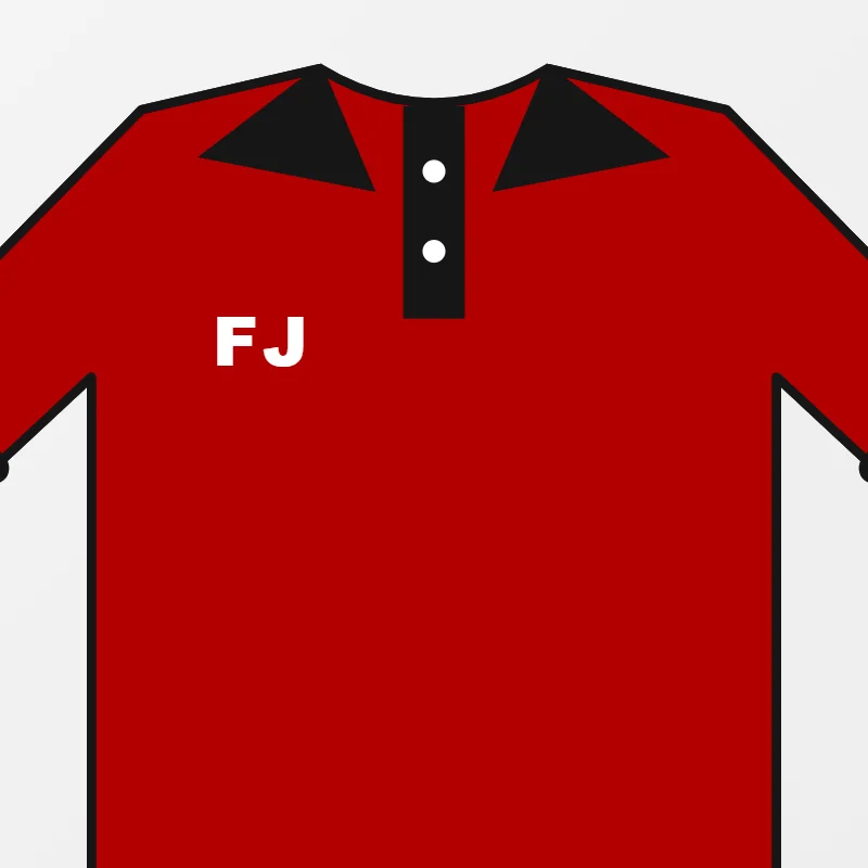 Close-up of custom Darts Shirts design details