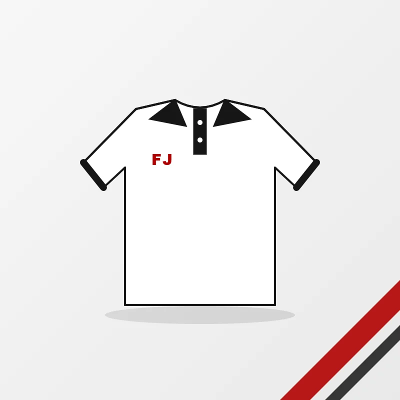 Darts Shirts in a white, red and black colourway