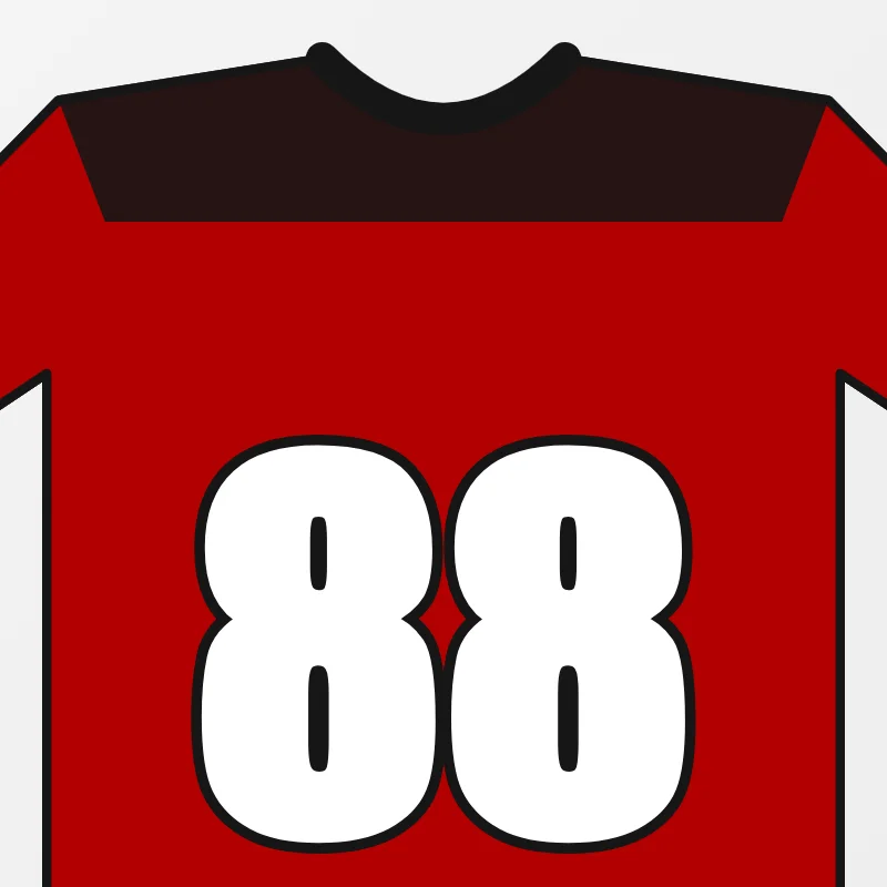 Close-up of custom Football Game Jerseys design details