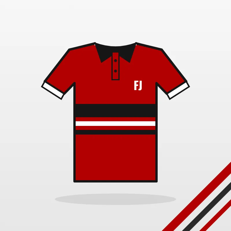 Golf Polo Shirts design in red and black – FJ Sportswear