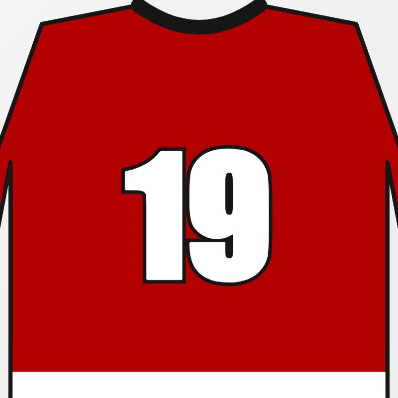 Close-up of custom Hockey Jerseys design details