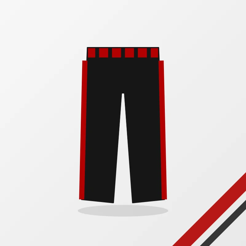 Men's Joggers in a black and red colourway