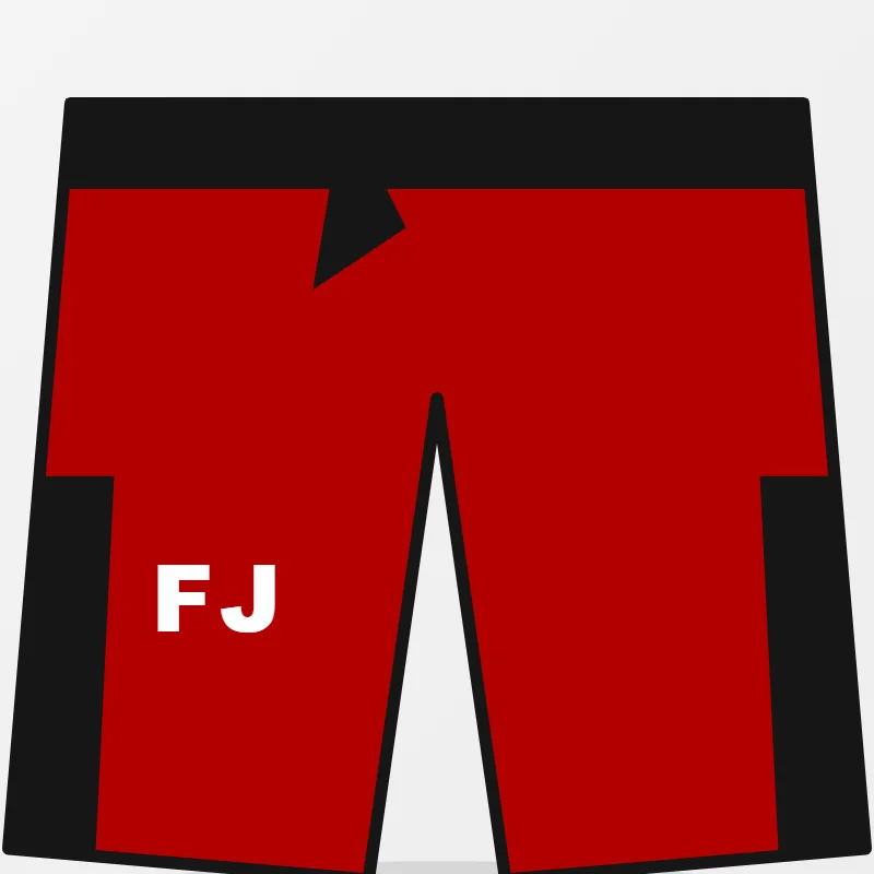 Close-up of custom Men's Shorts design details