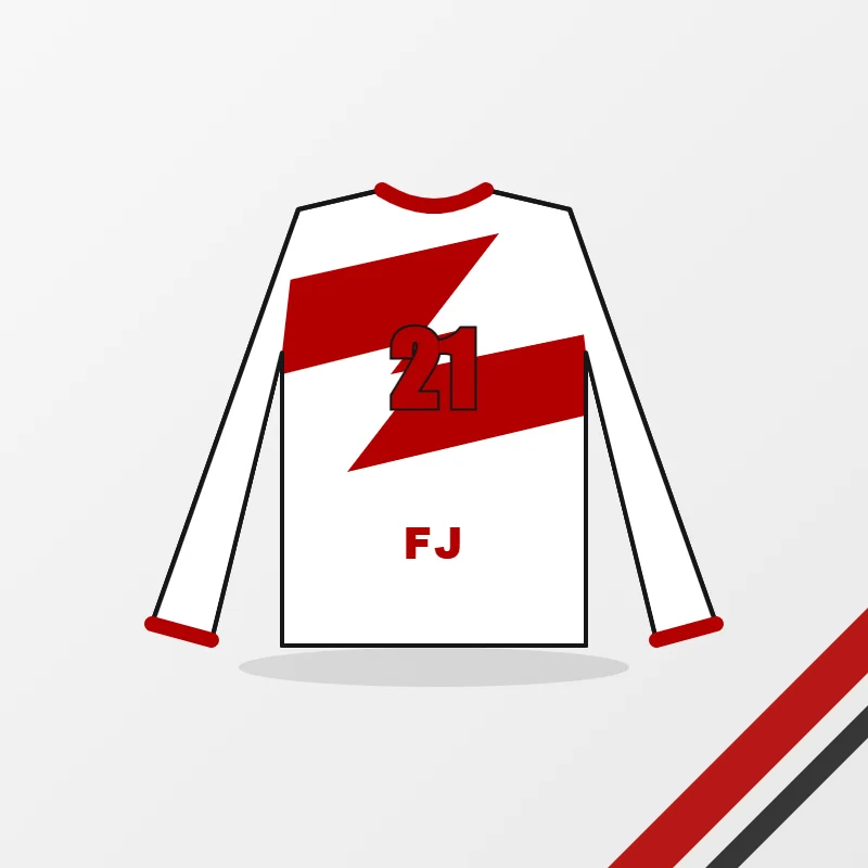 Motocross Jerseys in a white, red and black colourway