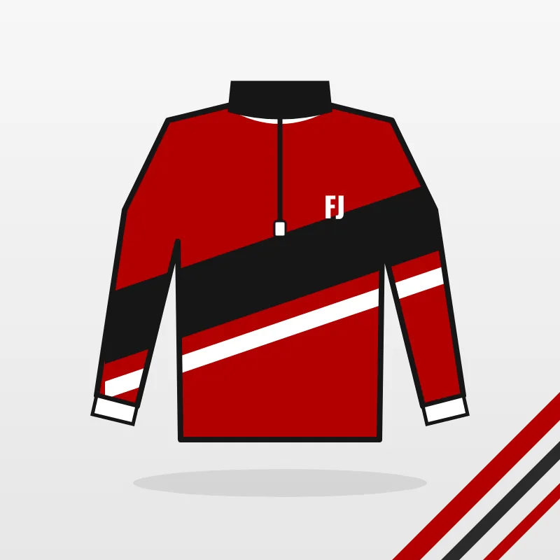 Custom quarter-zip archery shirts design – FJ Sportswear
