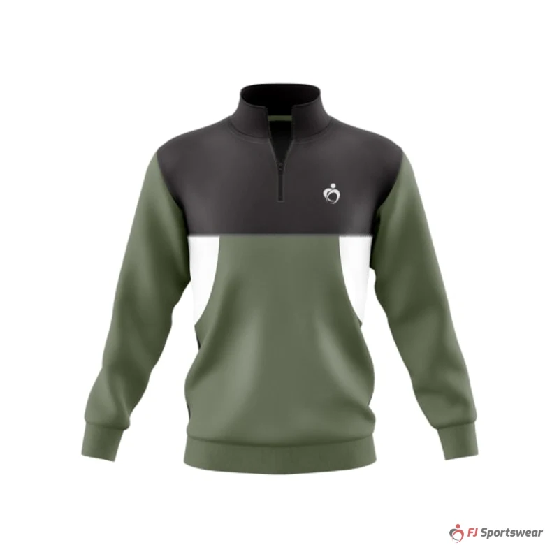 Custom Quarter Zip Pullover – custom quarter zip pullovers made to order by FJ Sportswear, Sialkot