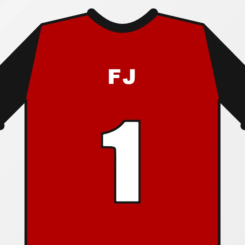Close-up of custom Sports Uniforms for Schools & Colleges design details