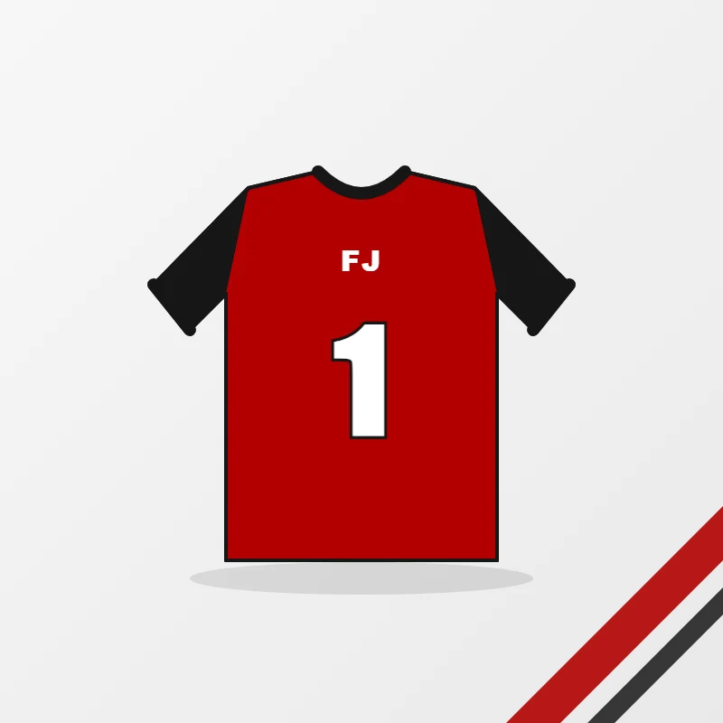 Sports Uniforms for Schools & Colleges – custom design in red and black, made to order by FJ Sportswear