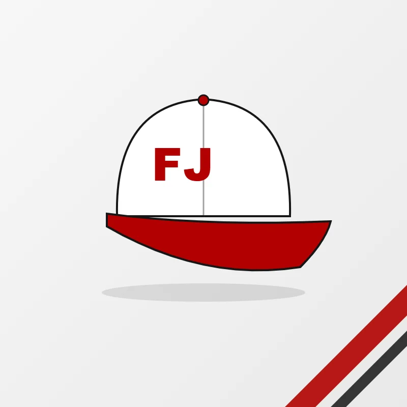 Snapback Hats in a white, red and black colourway