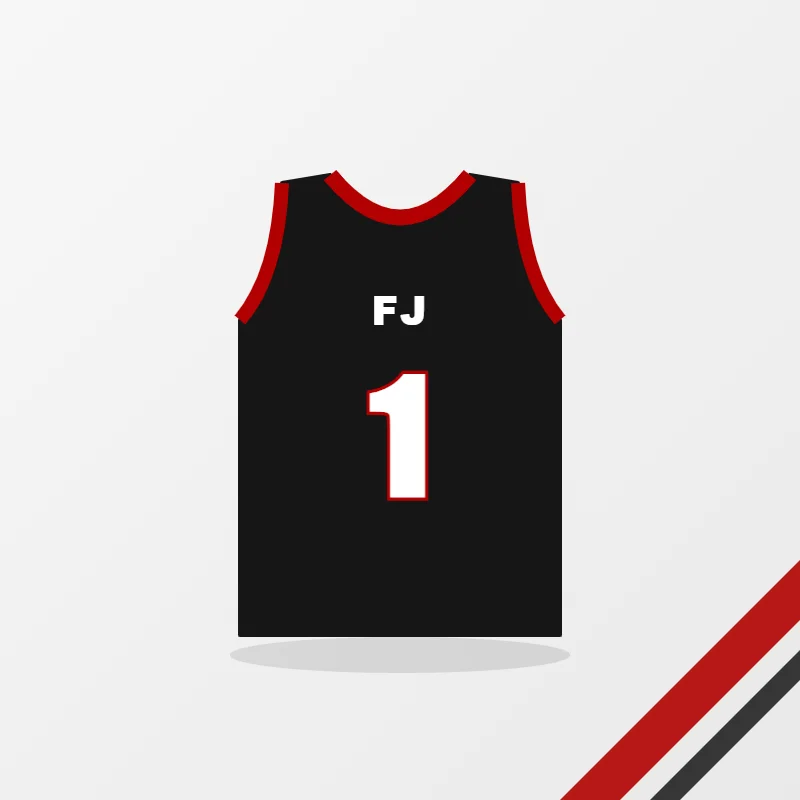 Soccer Training Bibs in a black and red colourway