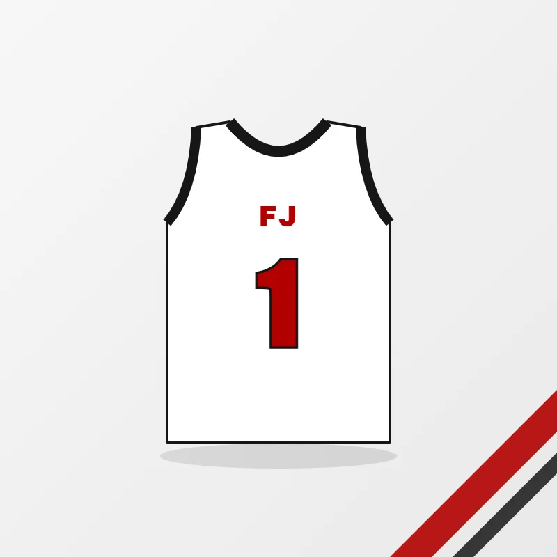 Soccer Training Bibs in a white, red and black colourway