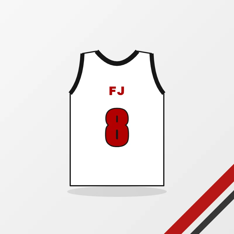 Women's Tank Tops in a white, red and black colourway