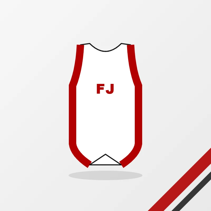 Wrestling Singlets in a white, red and black colourway