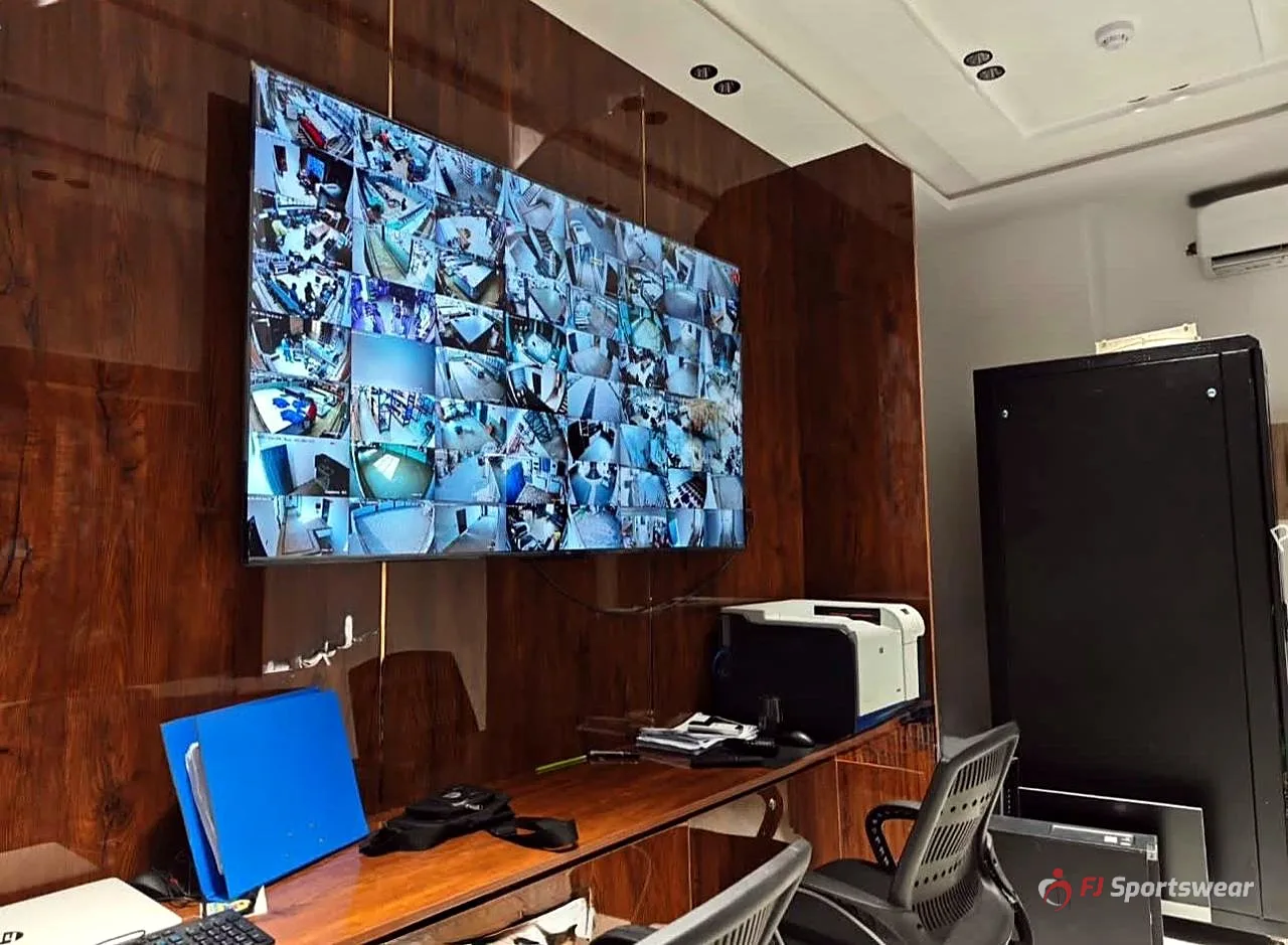 CCTV monitoring room for the FJ Sportswear production floors