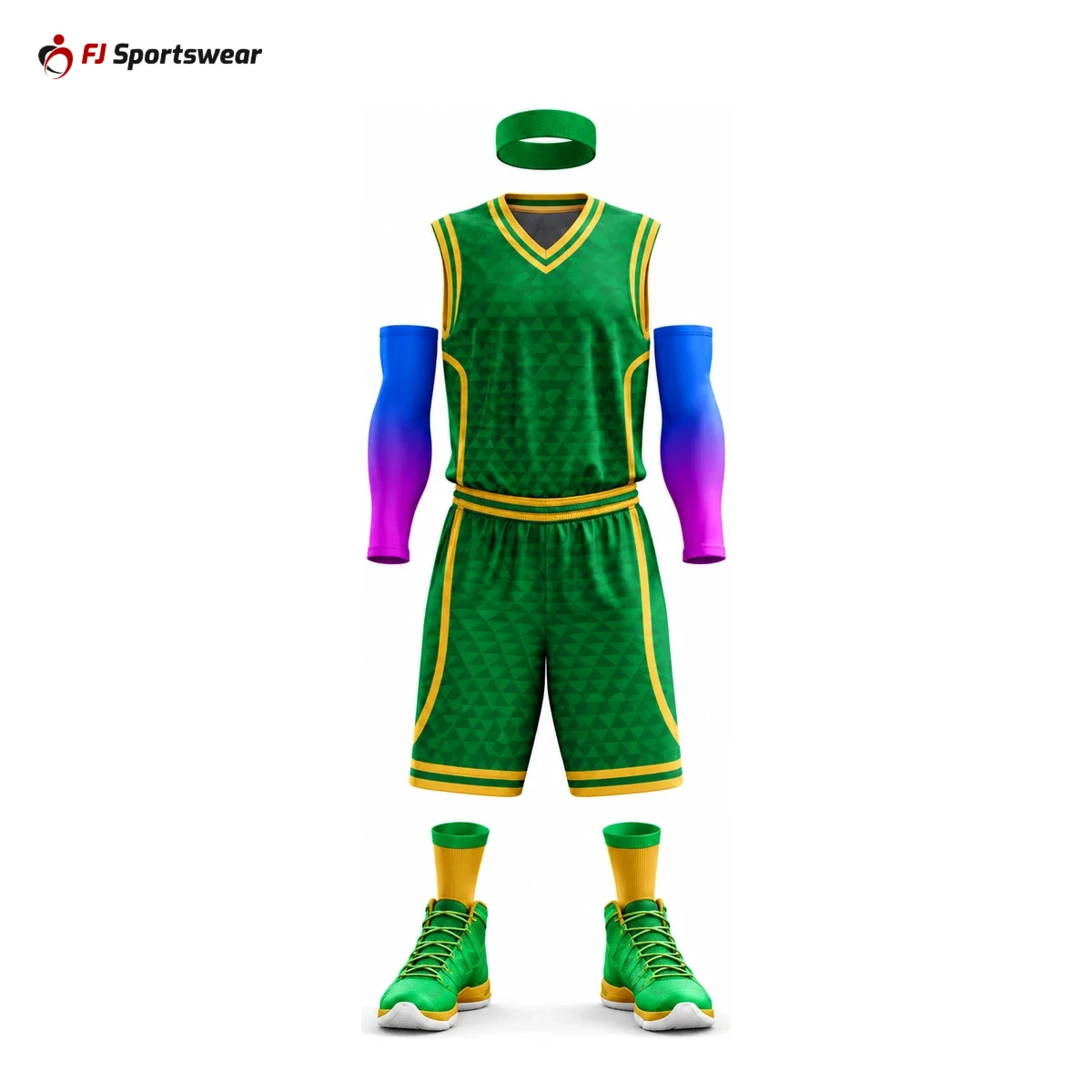 Custom Reversible Basketball Uniform Sets by FJ Sportswear