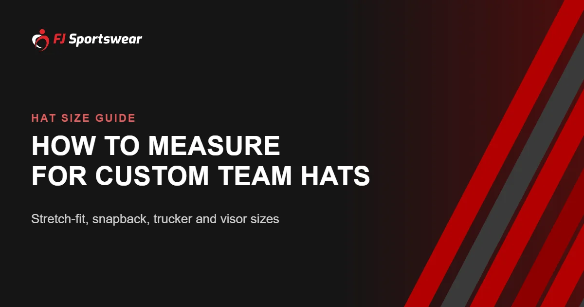 Hat size guide – how to measure head size for custom stretch-fit caps, snapbacks, trucker hats and visors