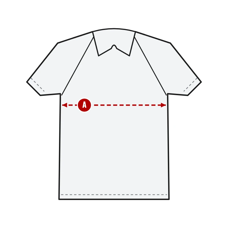 How to measure Rugby Jerseys: A chest width