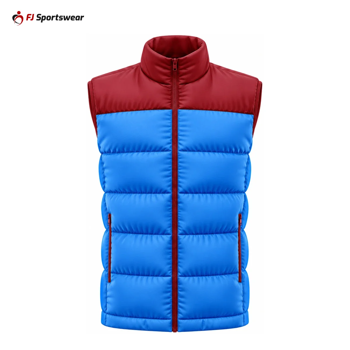 Custom Puffer Vests by FJ Sportswear: men’s sizes