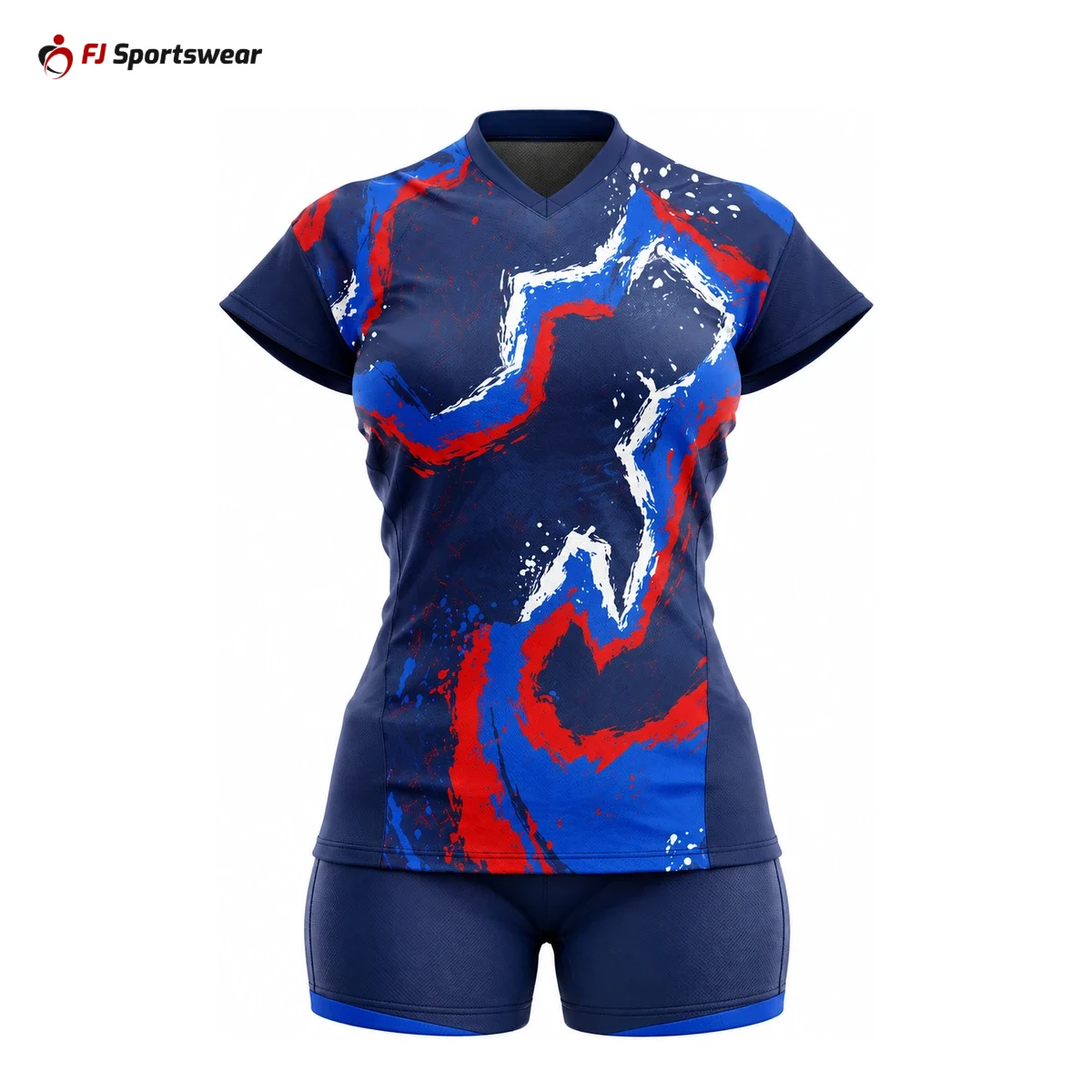 Custom Women's Volleyball Uniforms by FJ Sportswear: women’s and girls’ sizes