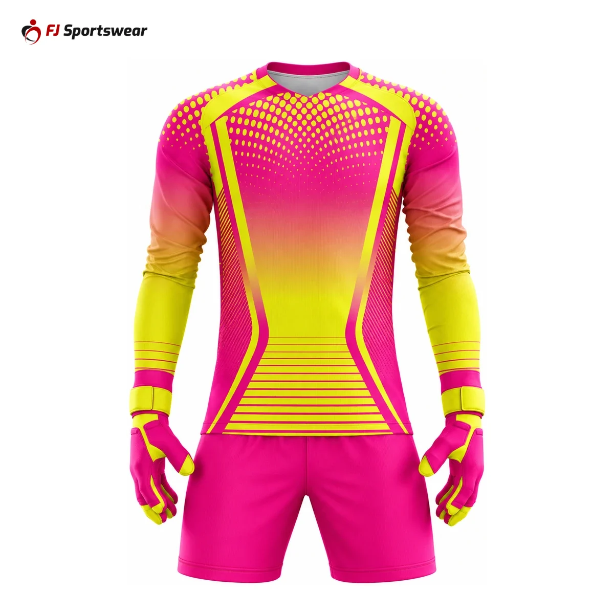 Custom Goalkeeper Kits by FJ Sportswear: men’s, women’s and youth sizes