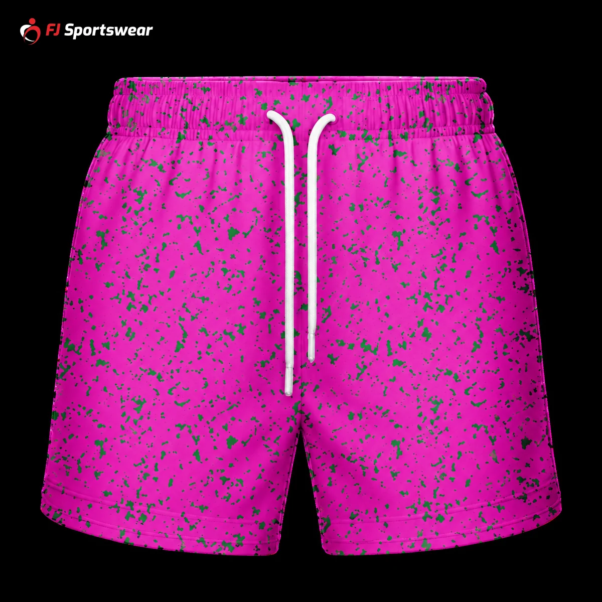 Pink beach volleyball shorts – custom made by FJ Sportswear in Sialkot