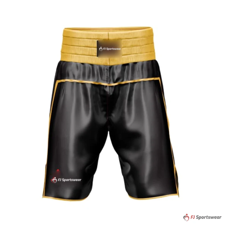 Premium Boxing Shorts – custom boxing shorts made to order by FJ Sportswear, Sialkot