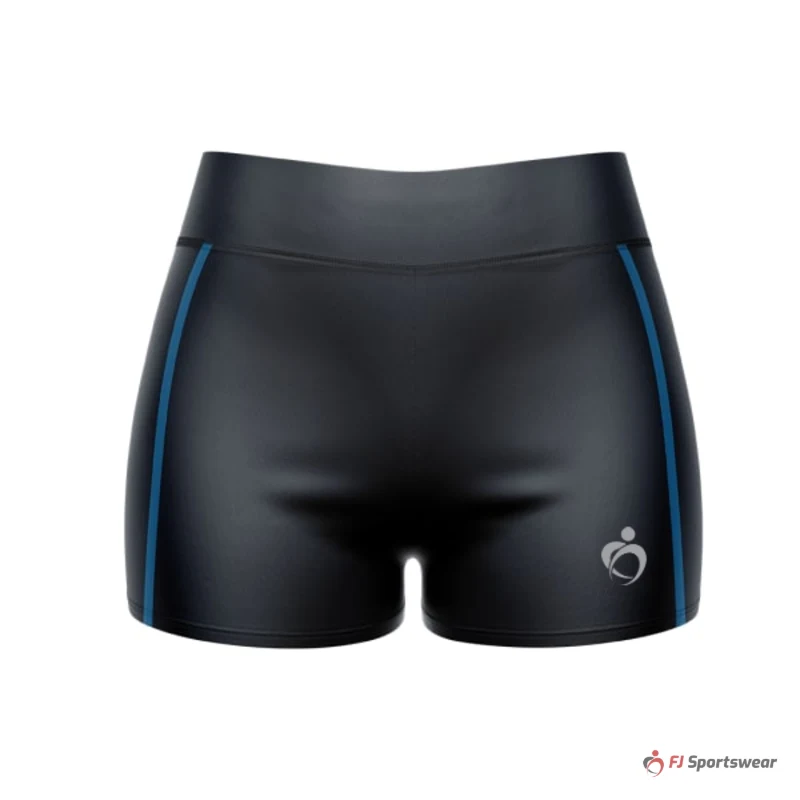 Premium Netball Shorts – custom netball shorts made to order by FJ Sportswear, Sialkot