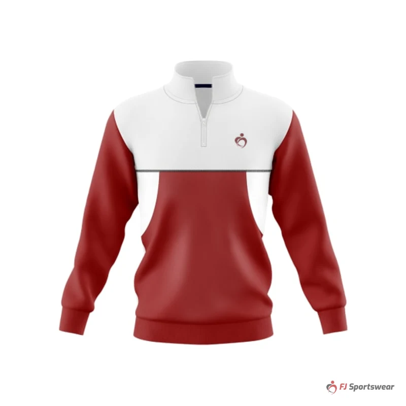 Premium Quarter Zip Pullover – custom quarter zip pullovers made to order by FJ Sportswear, Sialkot