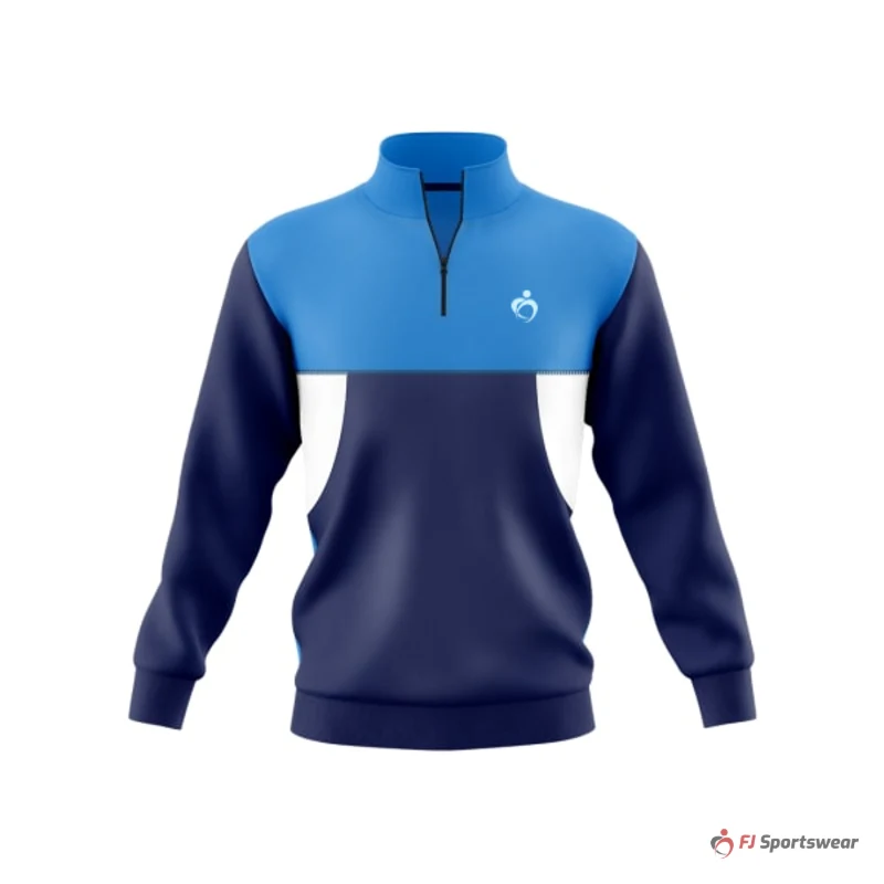Professional Quarter Zip Top – custom quarter zip pullovers made to order by FJ Sportswear, Sialkot